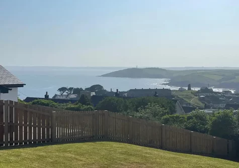Enjoy far reaching sea views from Sunset View, Polruan