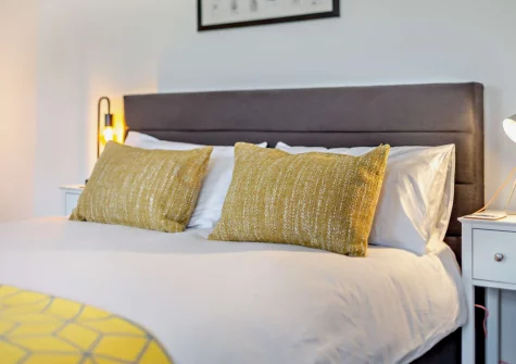 Bedroom #1 at Surf View, Porthleven