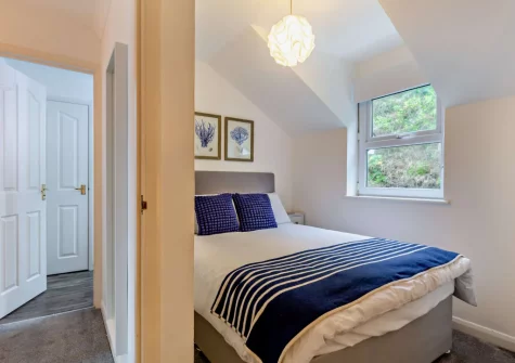 Bedroom #2 at Surf View, Porthleven