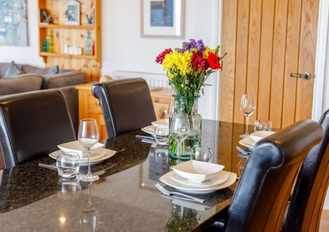 The dining area at Surfers, Portreath