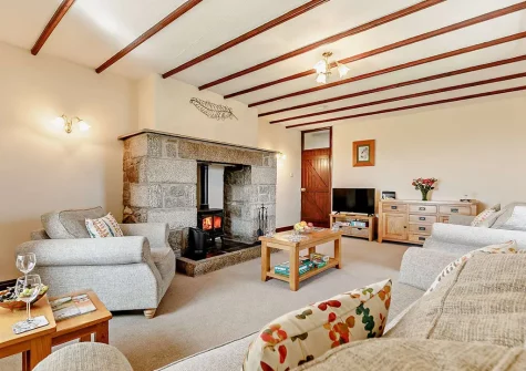 The living room at Swallow Barn, Constantine