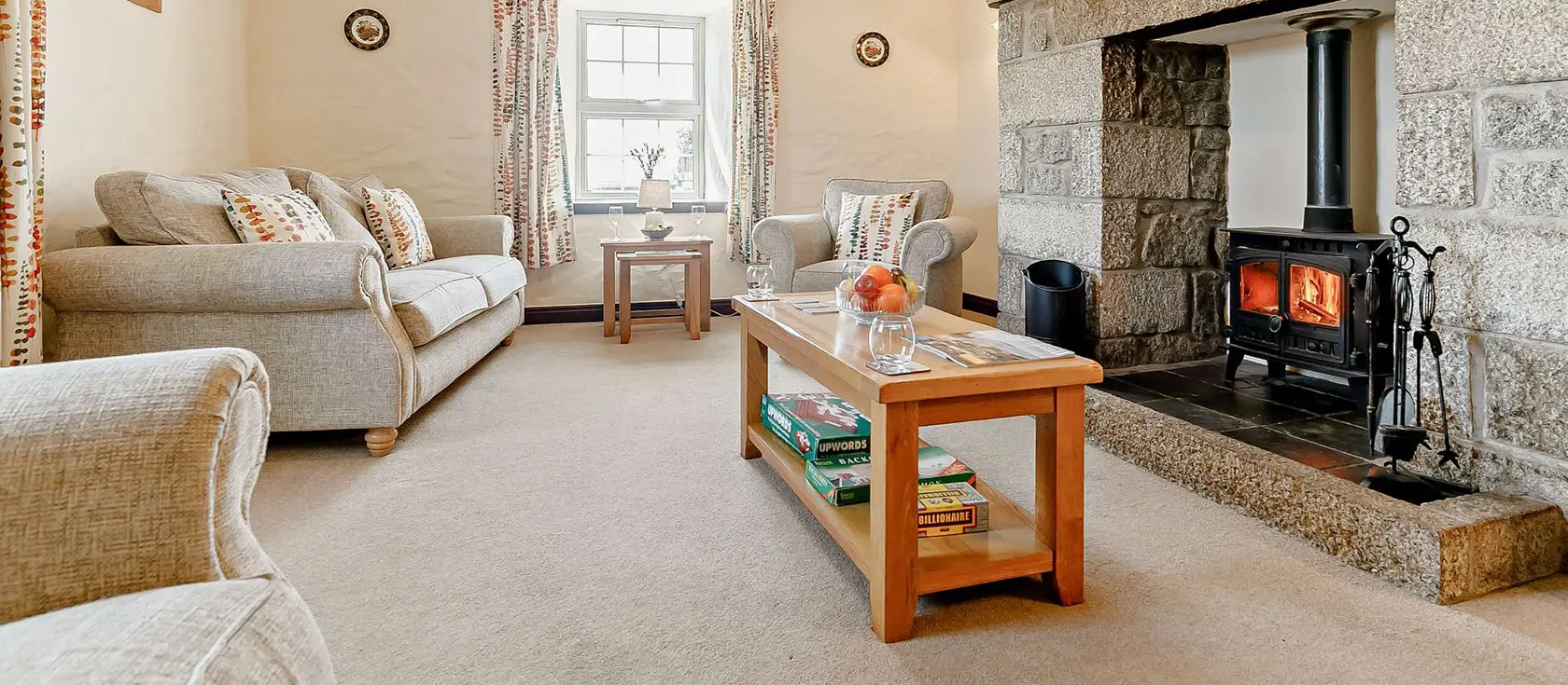 Swallow Barn, Constantine is a barn conversion with period features, offering three bedrooms and a wood-burning stove. Nestled in tranquil countryside near the Helford River, it's perfectly located for exploring Cornwall's southern coastline.