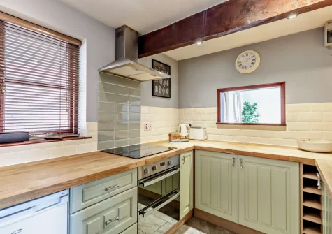 The kitchen at Swallowfield Cottage, Newton Poppleford