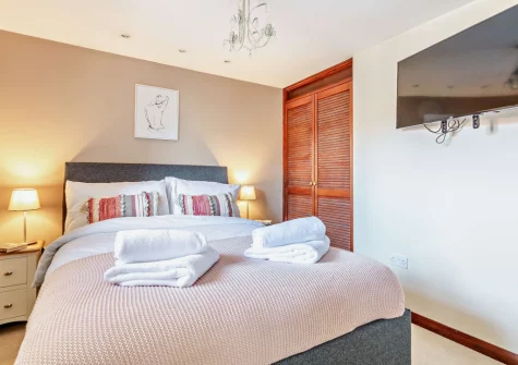 Bedroom #1 at Swallowfield Cottage, Newton Poppleford