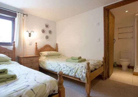 Bedroom #3 at Swallows Cottage, Alwington