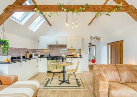 The living area at Swallows Nest, Ford