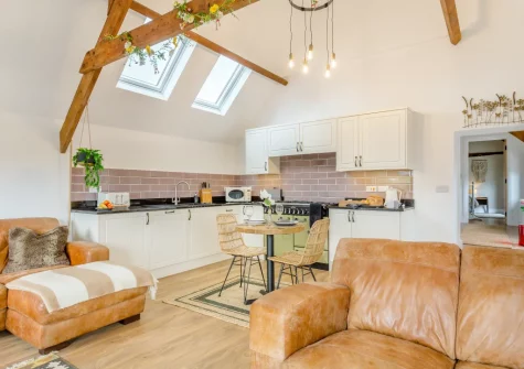 The living area at Swallows Nest, Ford