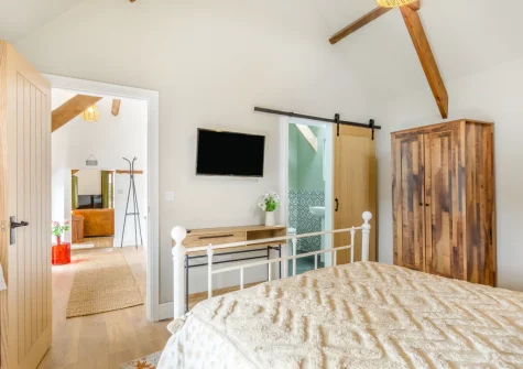 The bedroom at Swallows Nest, Ford