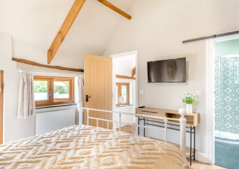 The bedroom at Swallows Nest, Ford