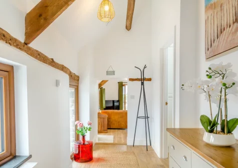 The entrance hallway at Swallows Nest, Ford