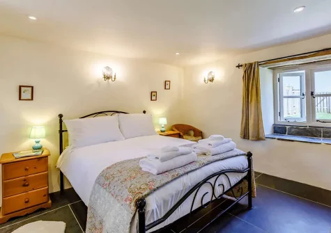 Bedroom #1 at Swallows Rest, Laneast