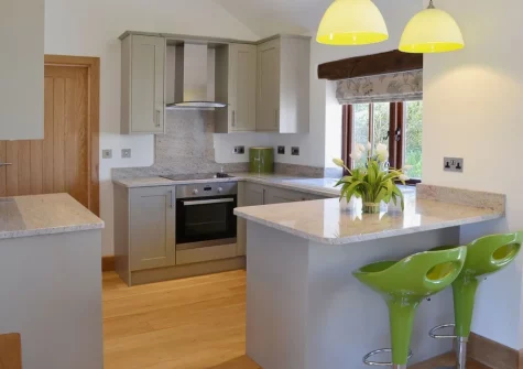The kitchen at Swallows Retreat, Edistone