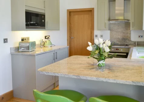 The kitchen at Swallows Retreat, Edistone