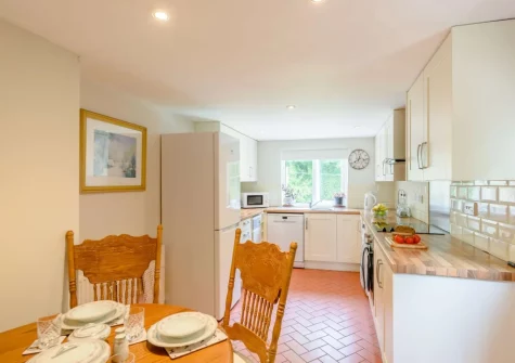 The kitchen & dining area at Swallows Return, Woolfardisworthy