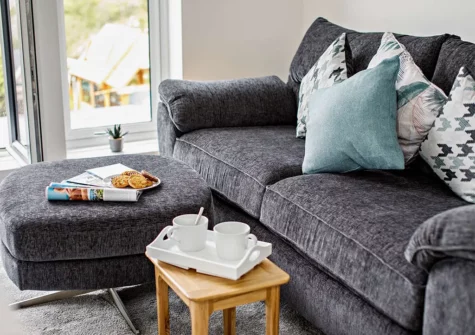The living area at Swanston Lodge, Paignton