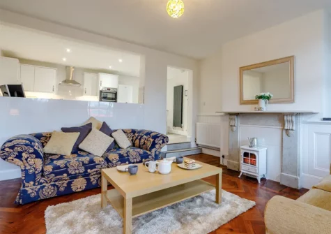 The living room at Swanston Retreat, Paignton