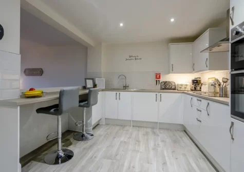 The kitchen at Swanston Retreat, Paignton