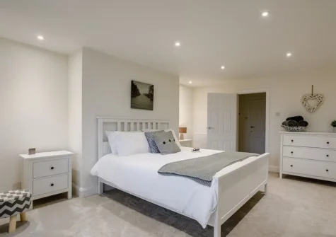 The bedroom at Swanston Retreat, Paignton