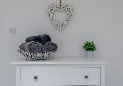 The bedroom at Swanston Retreat, Paignton