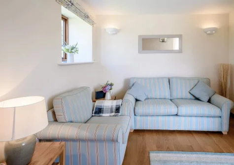 The living room at Sweetcombe Roost, Sidbury
