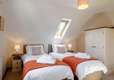 Bedroom #2 at Sweetcombe Roost, Sidbury
