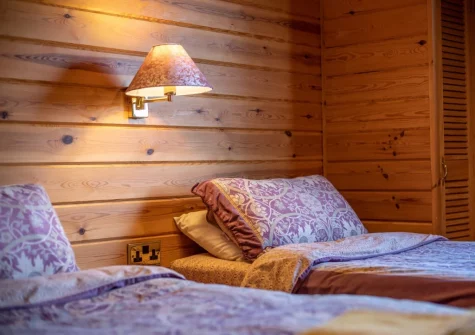 Bedroom #2 at Swift Lodge 17, Clovelly Lakes, Higher Clovelly