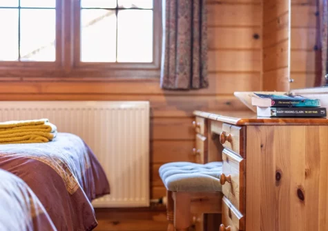 Bedroom #2 at Swift Lodge 17, Clovelly Lakes, Higher Clovelly