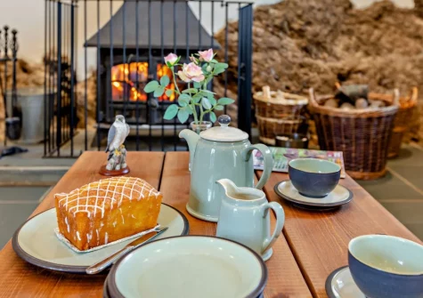 The living area at Swincombe Mill, Challacombe