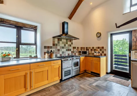 The kitchen at Swincombe Mill, Challacombe