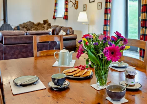 The dining area at Swincombe Mill, Challacombe