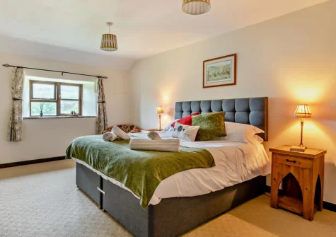 Bedroom #1 at Swincombe Mill, Challacombe