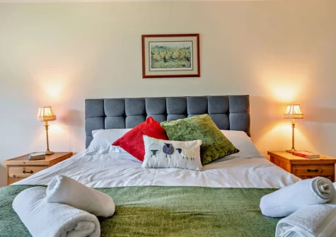 Bedroom #1 at Swincombe Mill, Challacombe