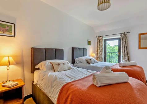 Bedroom #2 at Swincombe Mill, Challacombe