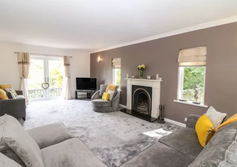 The living room at Sylvan Scene, Wellswood