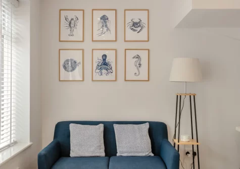 The sitting area at Syringa, Beer