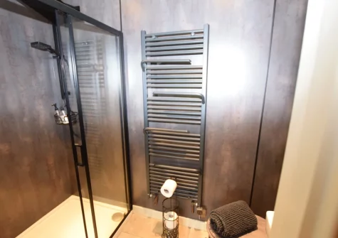 Bedroom #1 en-suite shower room at Tale Head, Broadhembury