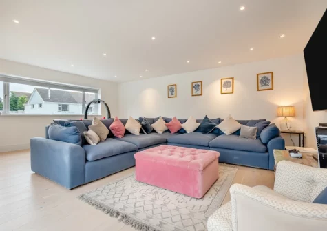 The living room at Tamar, St Merryn