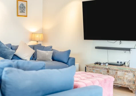 The living room at Tamar, St Merryn