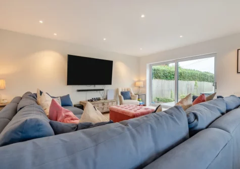 The living room at Tamar, St Merryn