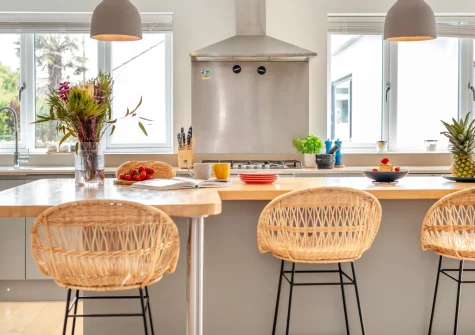 The kitchen at Tamar, St Merryn