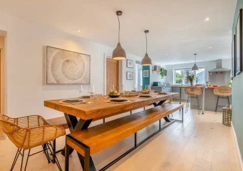The dining room at Tamar, St Merryn
