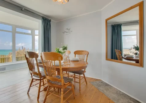 The dining area at Tamarind, Porthleven