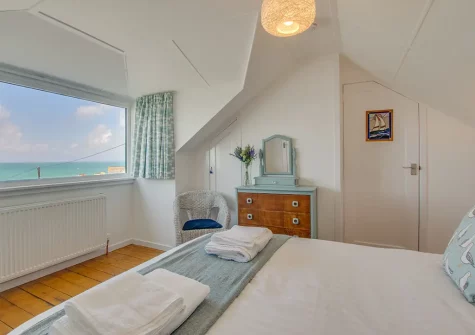 Bedroom #1 at Tamarind, Porthleven