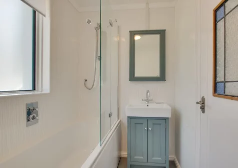 The bathroom at Tamarind, Porthleven