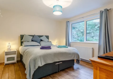 Bedroom #1 at Tamarisk, Downderry