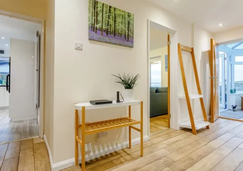 The hallway at Tamarisk, Downderry