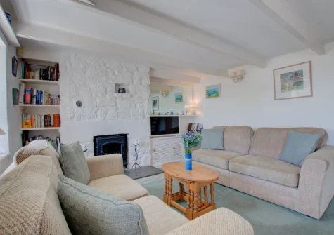 The living area at Tamarisk, Mousehole
