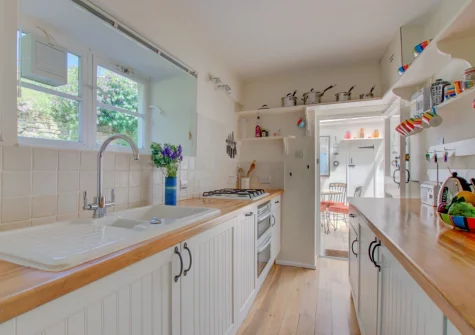 The kitchen at Tamarisk, Mousehole