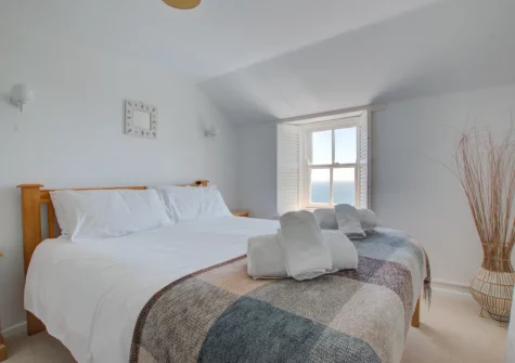 Bedroom #1 at Tamarisk, Mousehole