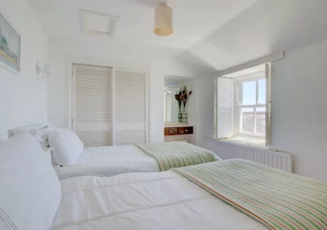 Bedroom #2 at Tamarisk, Mousehole